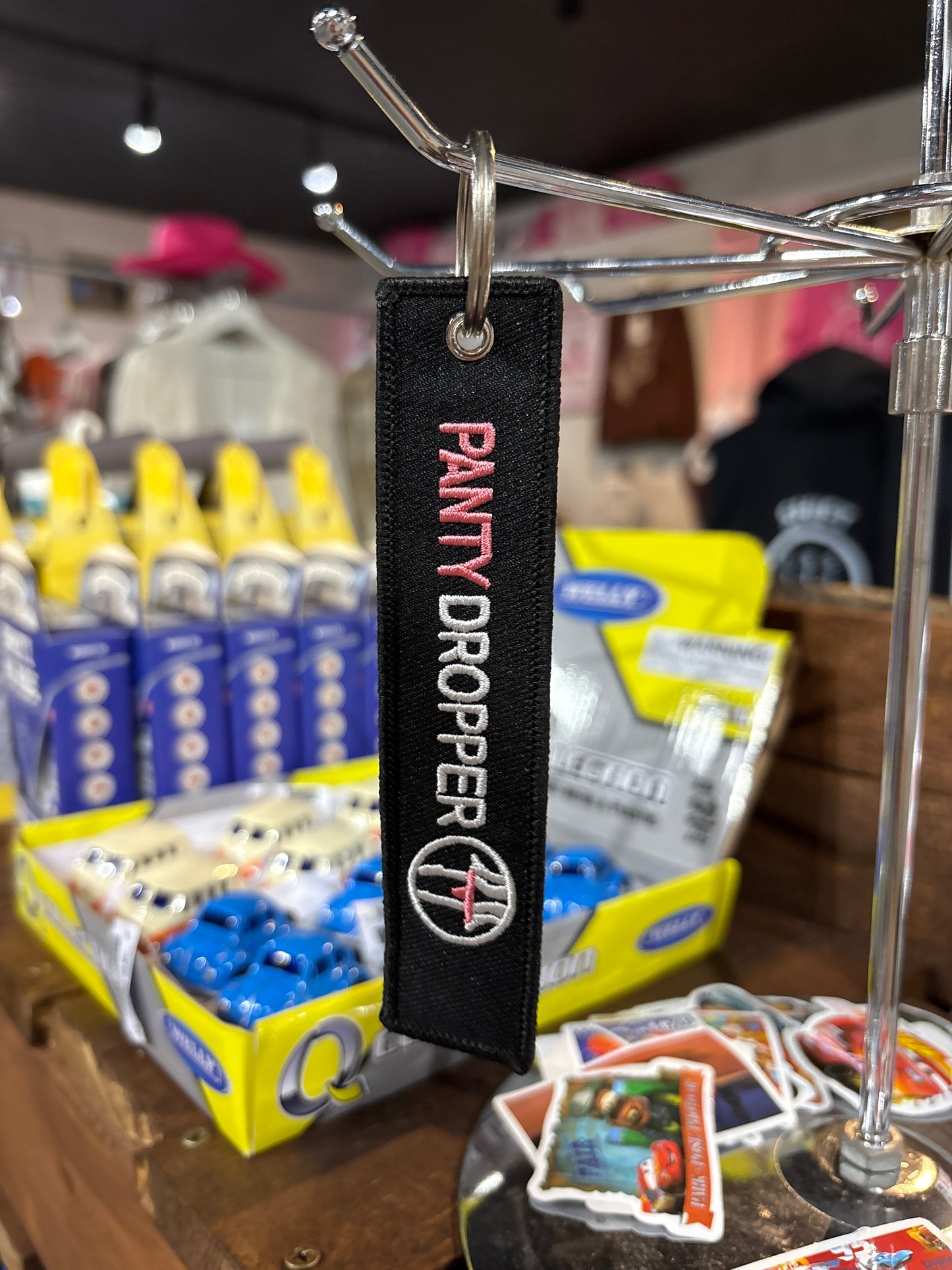 PANTY DROPPER EMBROIDERED KEYCHAIN
