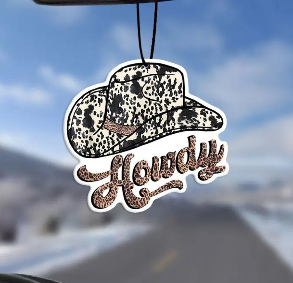 Howdy Car Air Freshner
