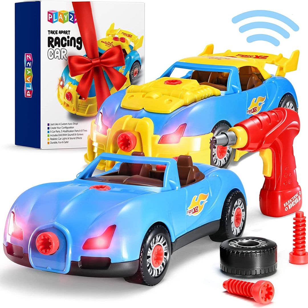 Take Apart Racing Car Toy - 30 Piece Set