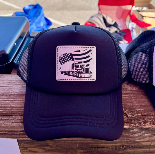 Semi Truck Trucker Hat