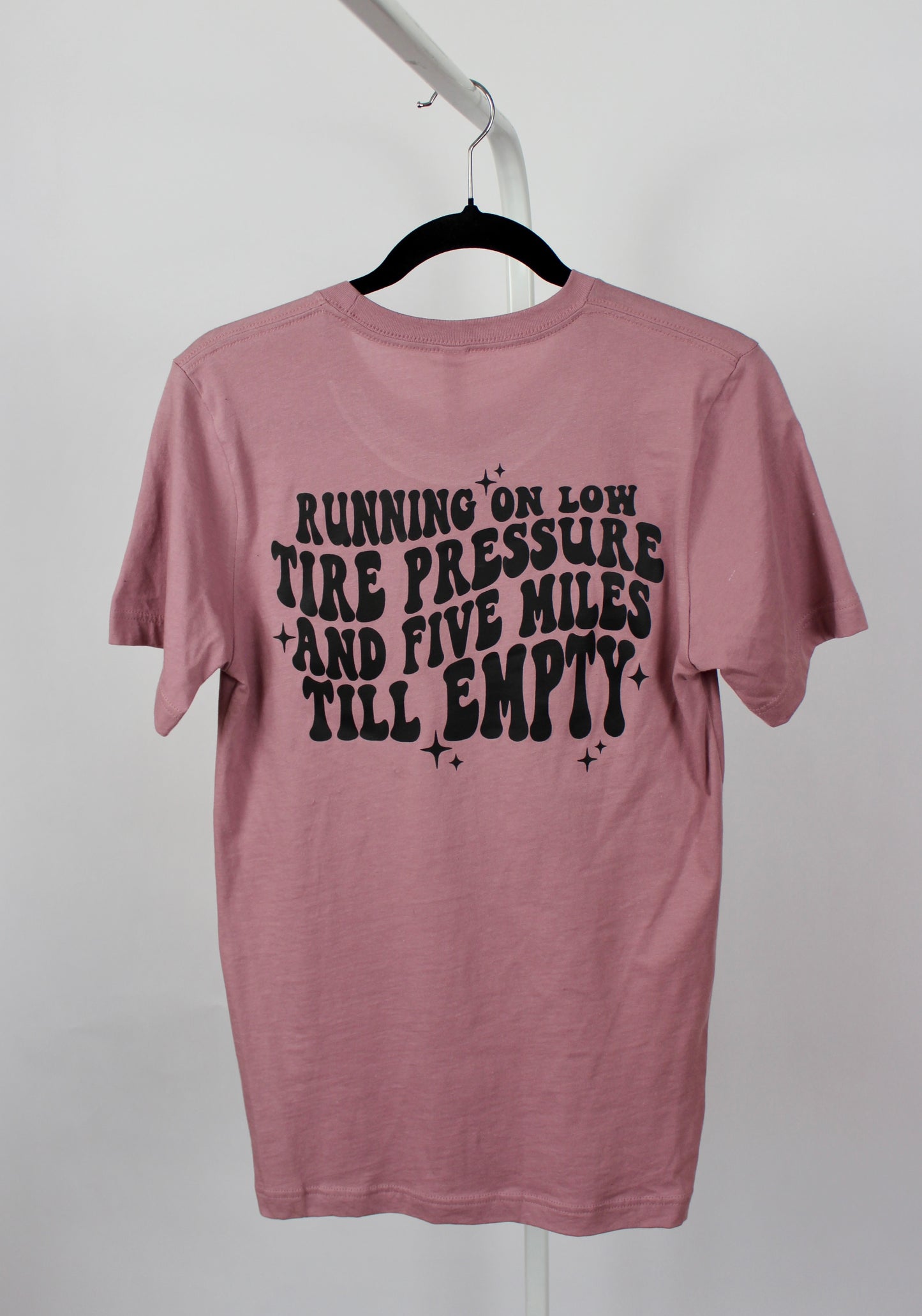 RUNNING ON LOW TIRE PRESSURE TEE