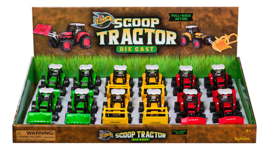 Rollin’ Scoop Tractor Die-Cast Toy