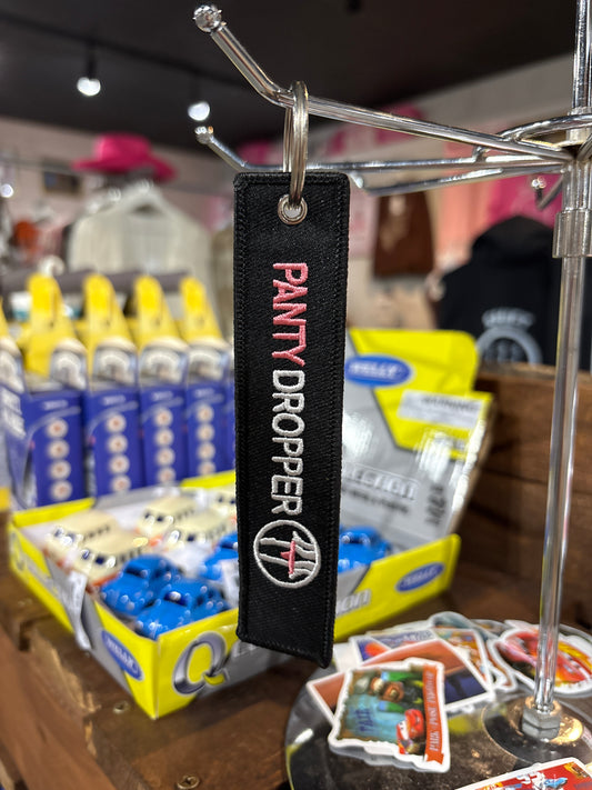 PANTY DROPPER EMBROIDERED KEYCHAIN