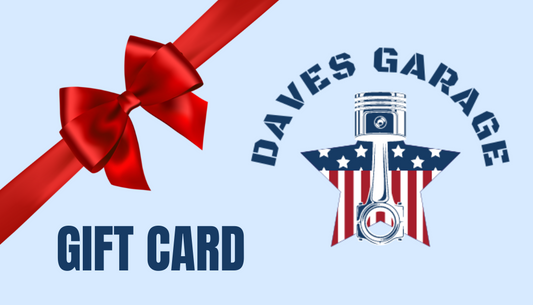 DAVE'S GARAGE GIFT CARD