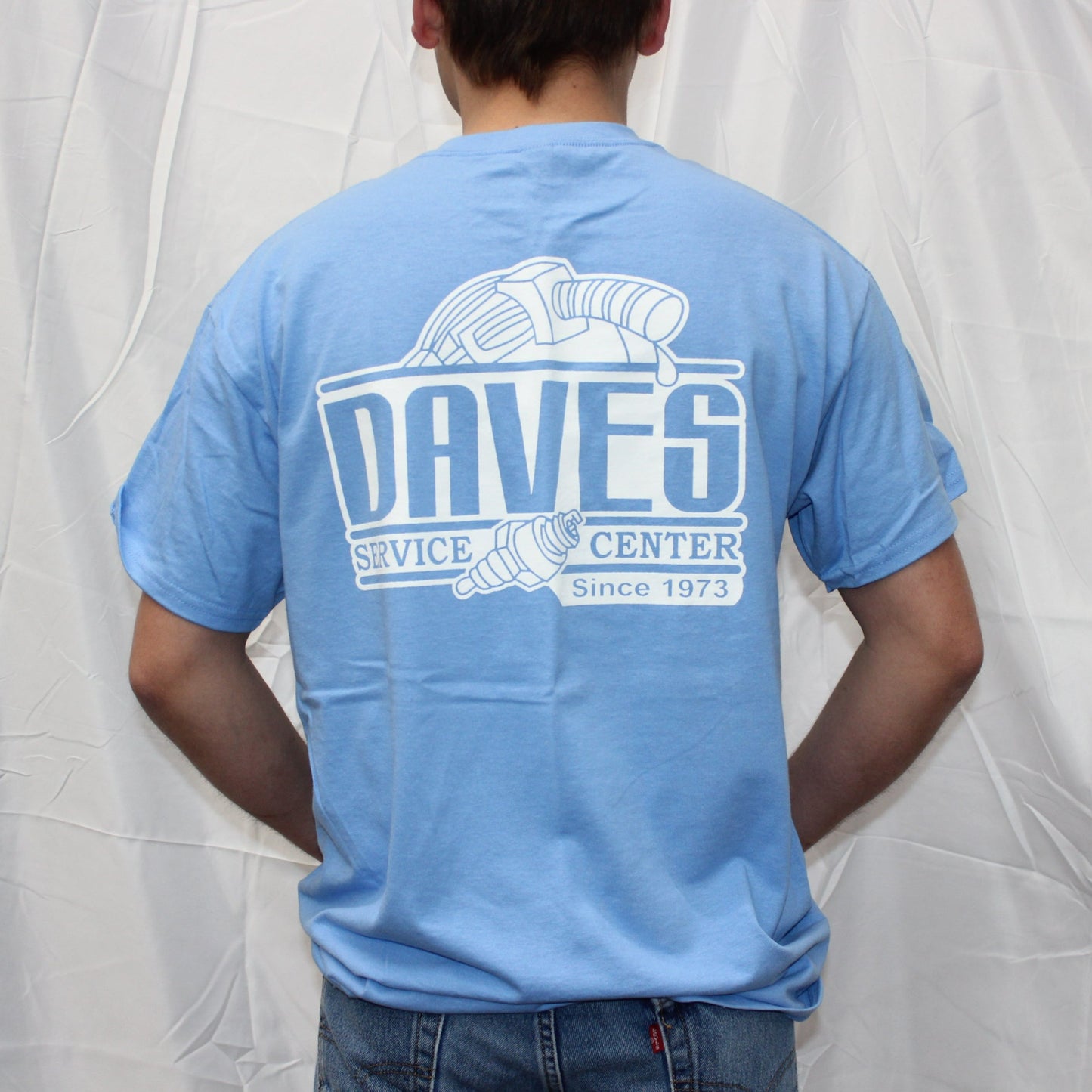 DAVES OG TSHIRT IN LIGHT BLUE