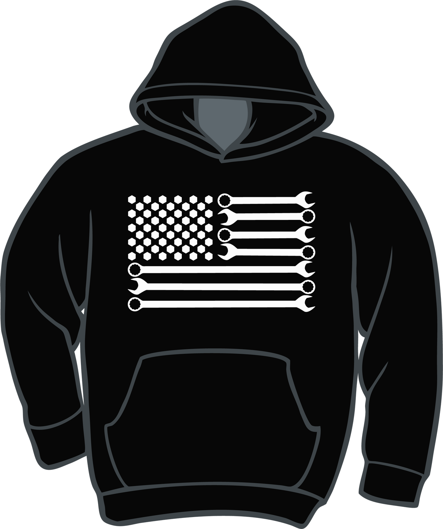 WRENCH FLAG HOODIE