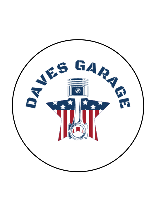 DAVE’S GARAGE LOGO STICKER